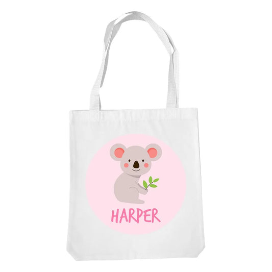 Koala White Tote Bag