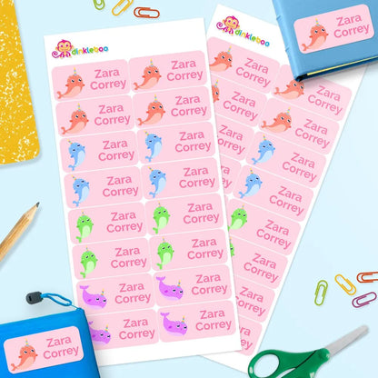 Narwhal Rectangle Name Labels