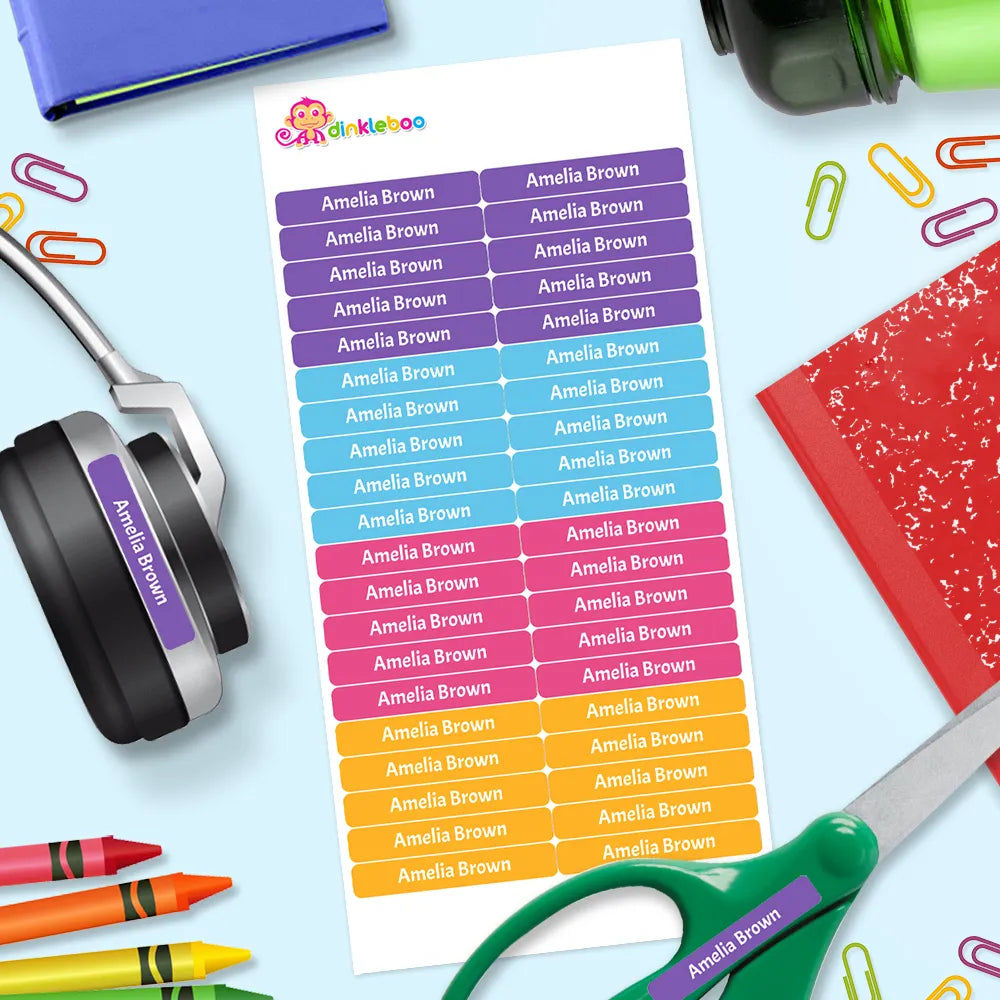 Vivid Mini Name Labels