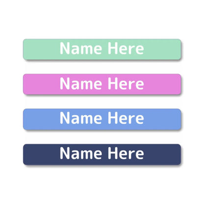 Pastels Mini Name Labels