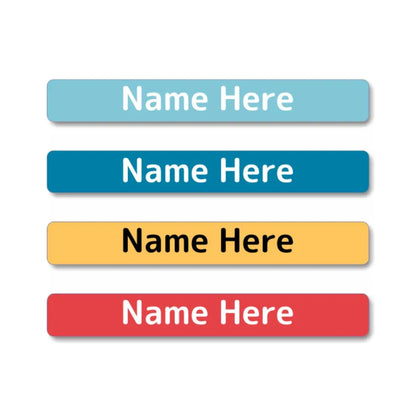 Pastels Mini Name Labels