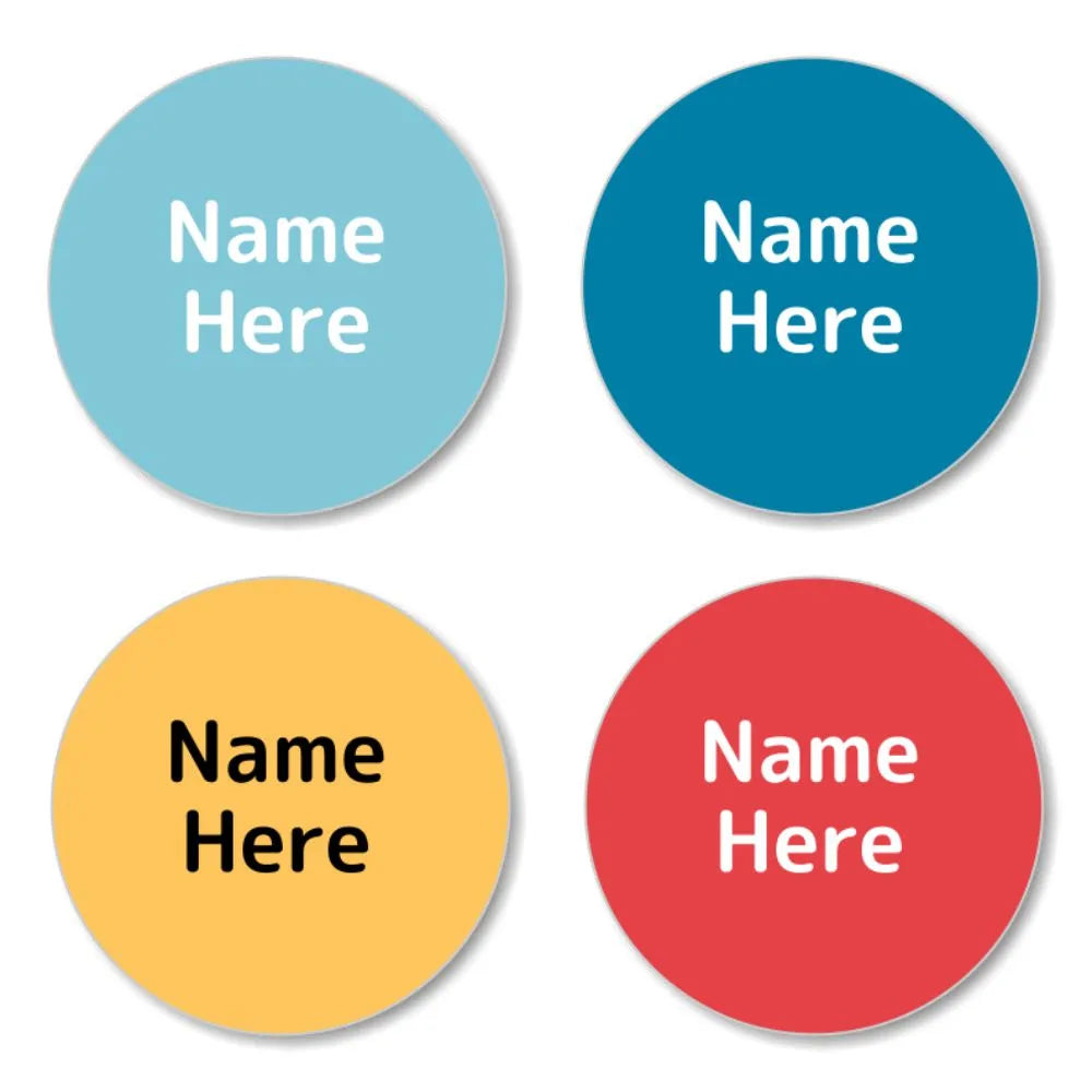 Magenta Shoe Dot Labels