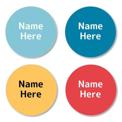Magenta Shoe Dot Labels