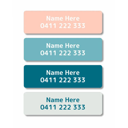 Blues Iron On Clothing Labels
