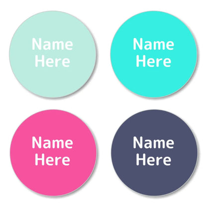 Magenta Shoe Dot Labels