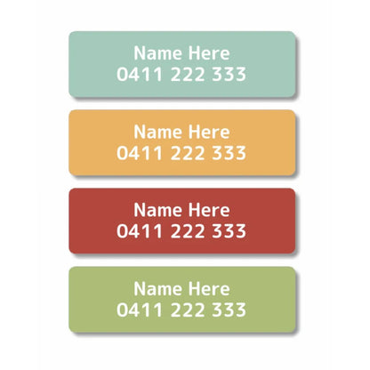 Blues Iron On Clothing Labels