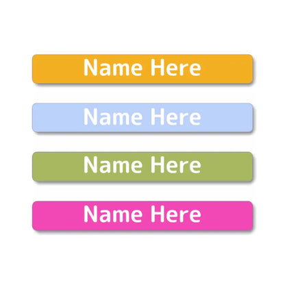 Pastels Mini Name Labels