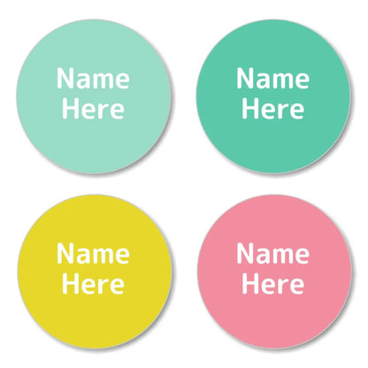 Magenta Shoe Dot Labels