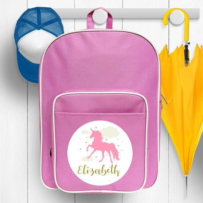 Pink Unicorn Backpack