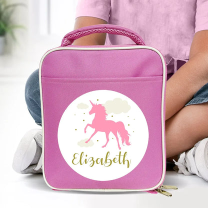 Pink Unicorn Lunch Bag