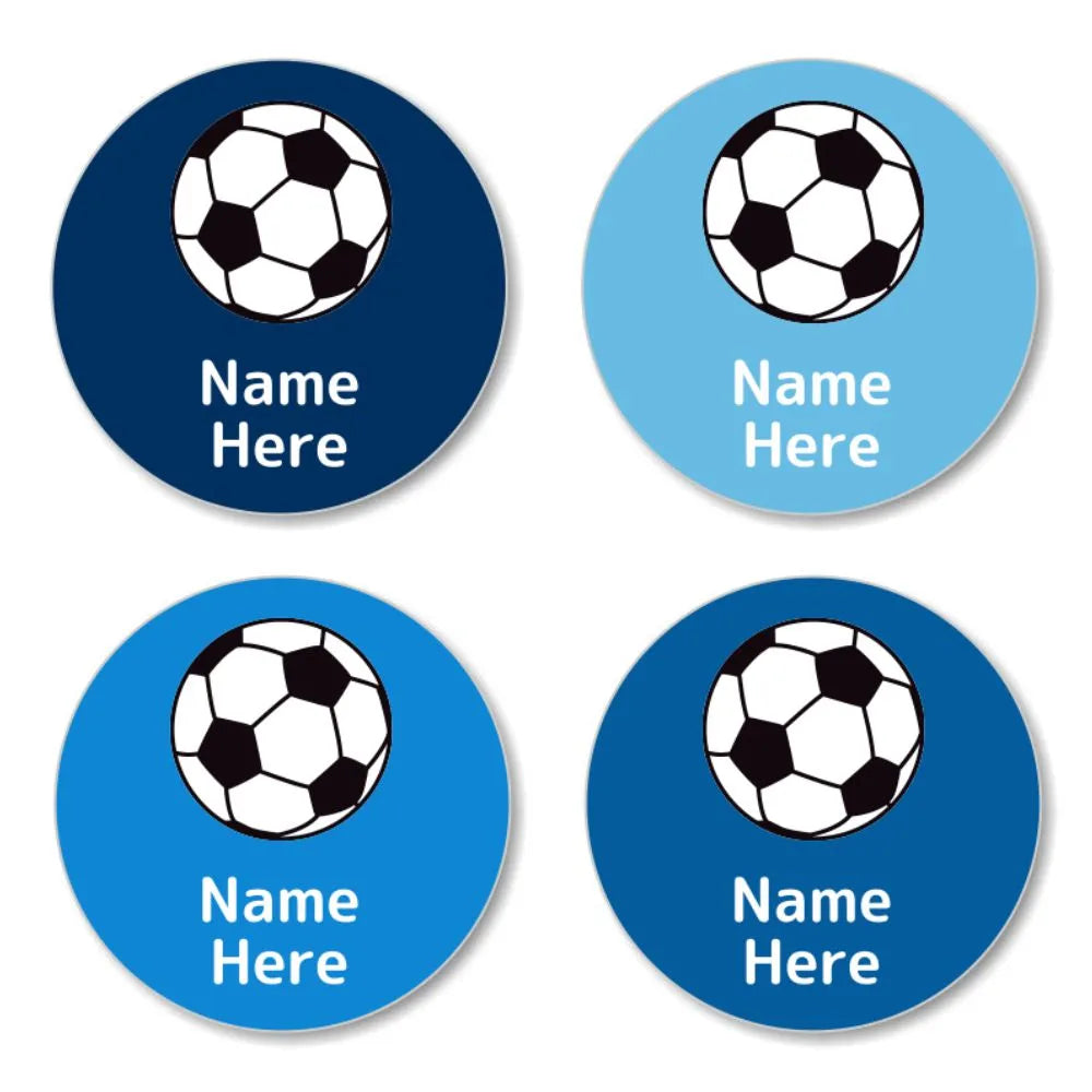 Soccer Ball Round Name Labels