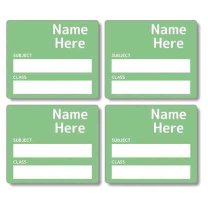 Single Colour School Book Labels