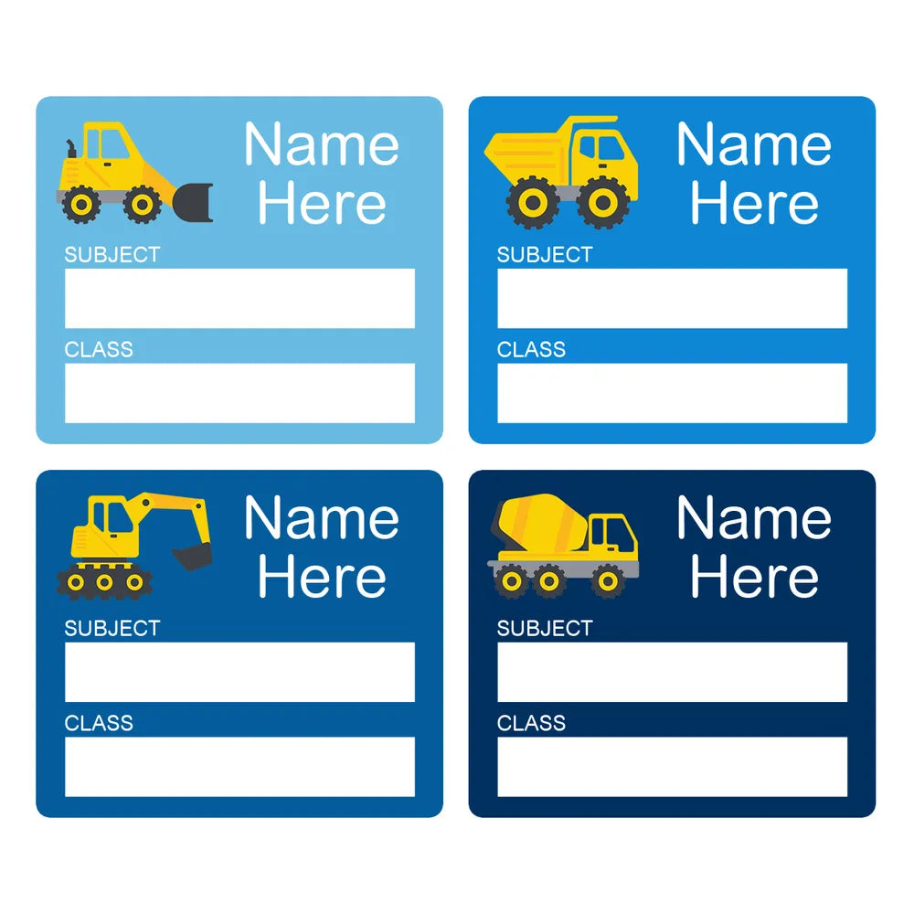 Little Digger School Book Labels