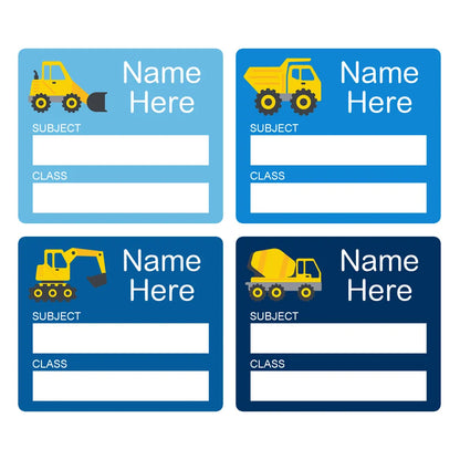Little Digger School Book Labels
