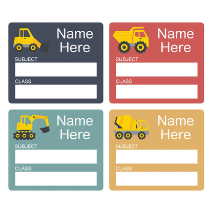 Little Digger School Book Labels