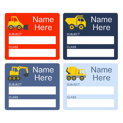 Little Digger School Book Labels