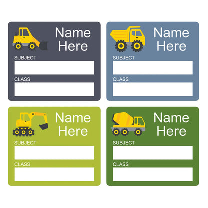 Little Digger School Book Labels