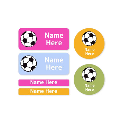Soccer Ball Mixed Name Label Pack