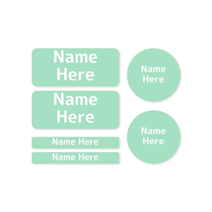 Single Colour Mixed Name Label Pack