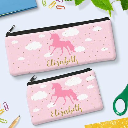 Pink Unicorn Pencil Case
