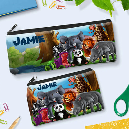Visits the Zoo Pencil Case