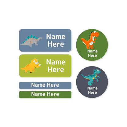 Dinosaur Mixed Name Label Pack