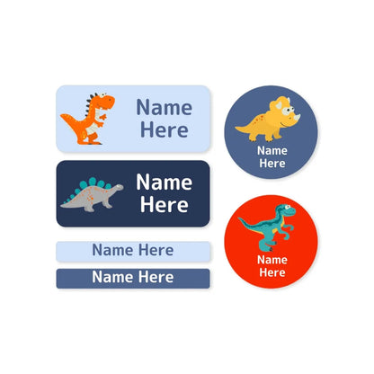 Dinosaur Mixed Name Label Pack