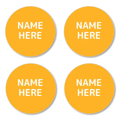 Single Colour Shoe Dot Labels