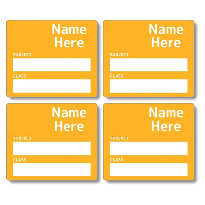 Single Colour School Book Labels
