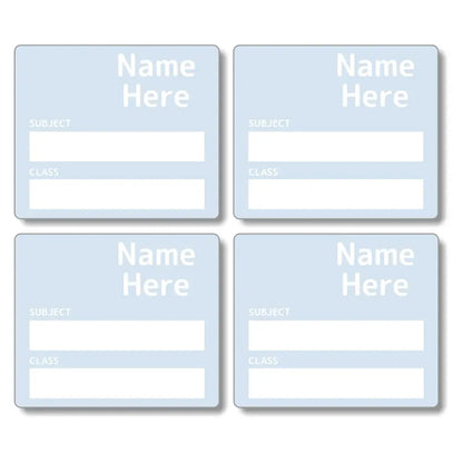 Single Colour School Book Labels