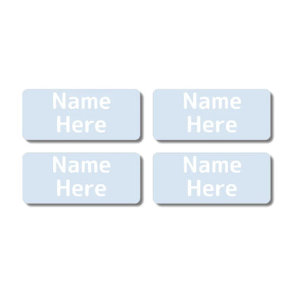 Single Colour Rectangle Name Labels