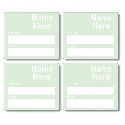 Single Colour School Book Labels