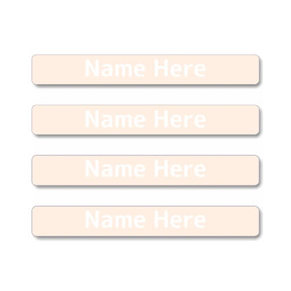 Single Colour Mini Name Labels