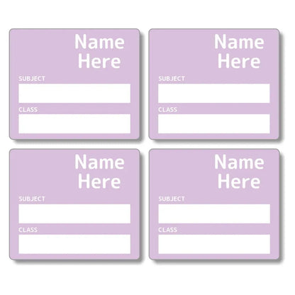 Single Colour School Book Labels