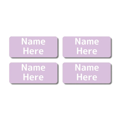 Single Colour Rectangle Name Labels