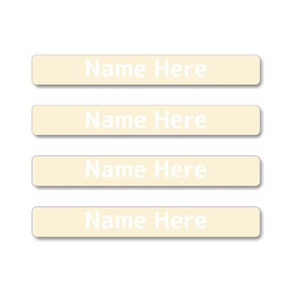 Single Colour Mini Name Labels