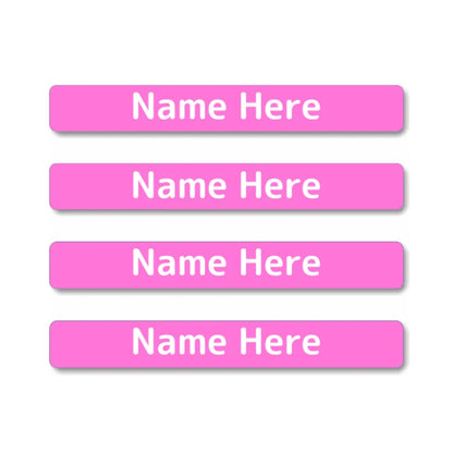 Single Colour Mini Name Labels