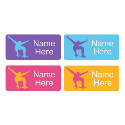 Skater Rectangle Name Labels