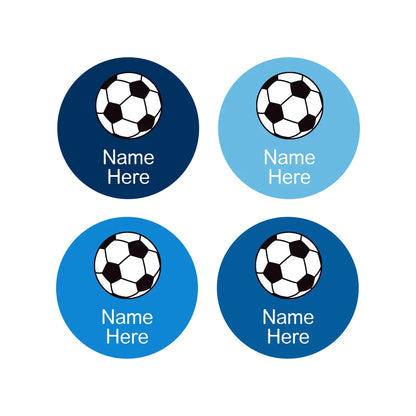 Soccer Ball Round Name Labels