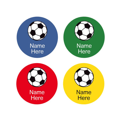 Soccer Ball Round Name Labels