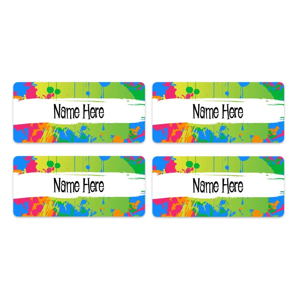 Splatter Rectangle Name Labels