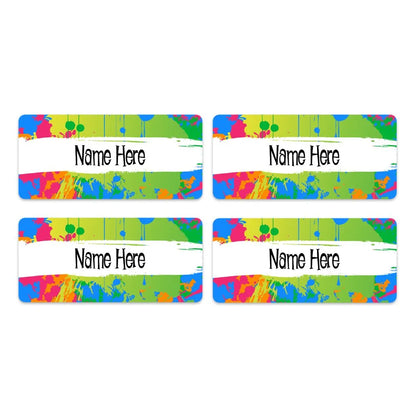 Splatter Rectangle Name Labels