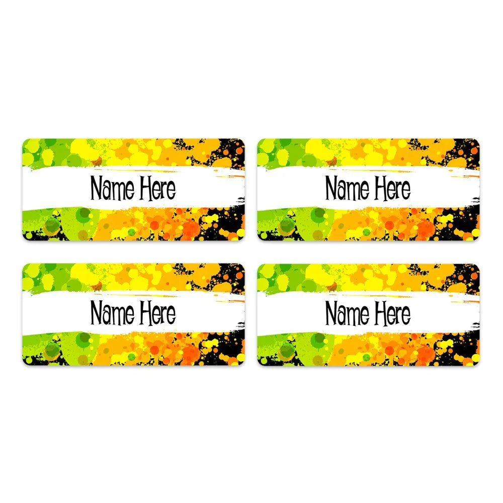 Splatter Rectangle Name Labels