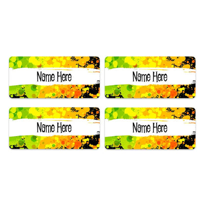 Splatter Rectangle Name Labels