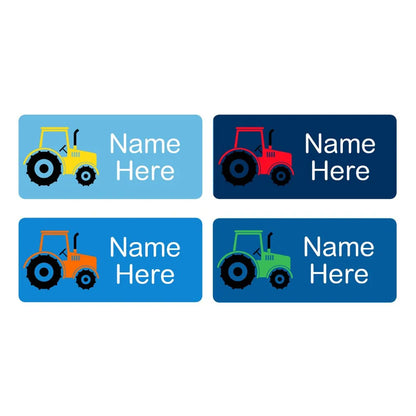 Tractor Rectangle Name Labels
