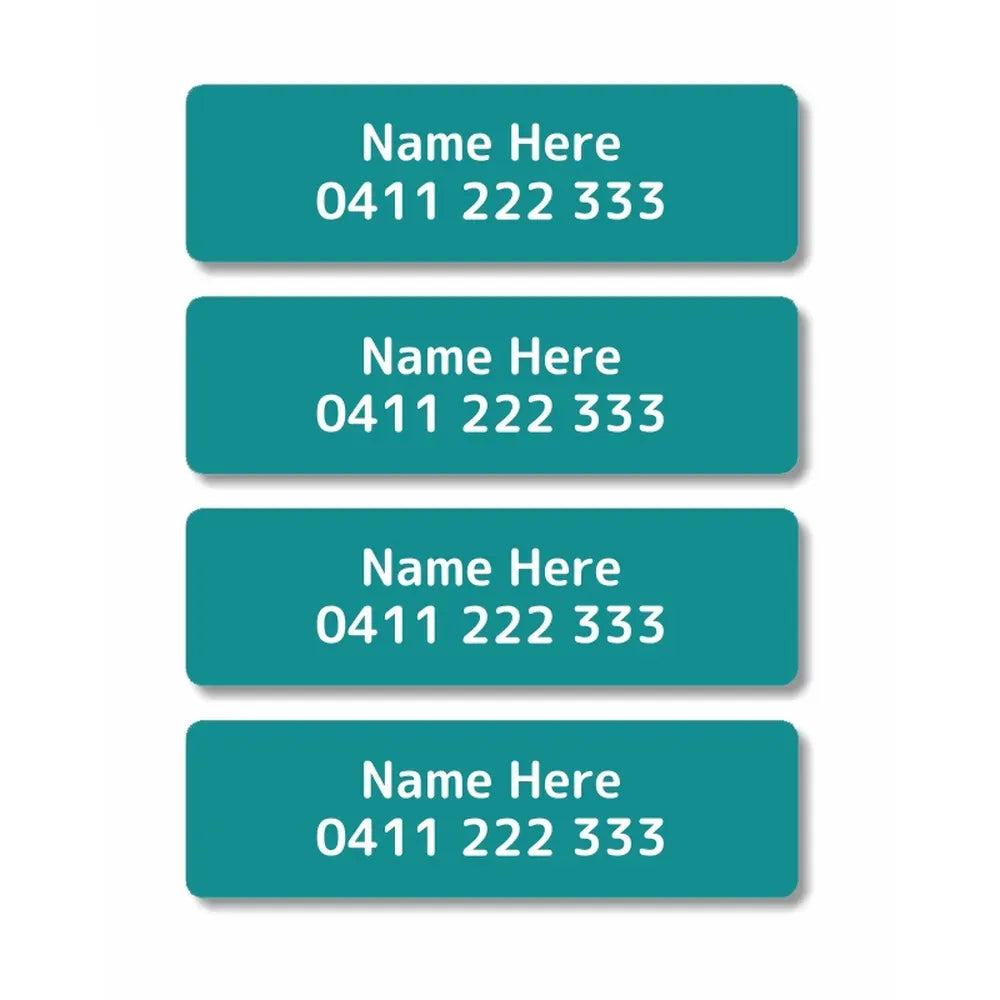 Single Colour Iron On Clothing Labels