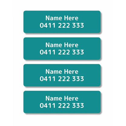 Single Colour Iron On Clothing Labels