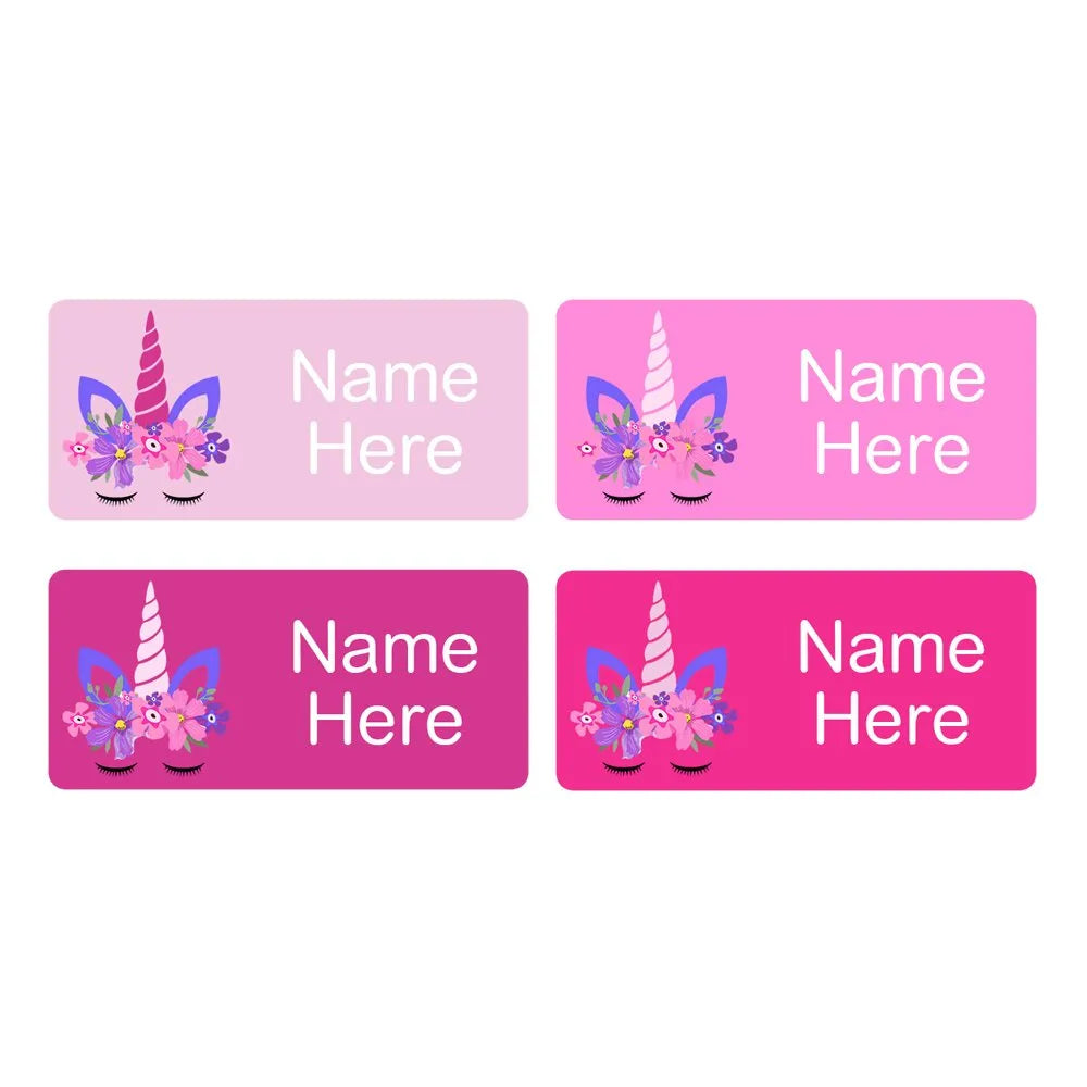 Unicorn Horn Rectangle Name Labels