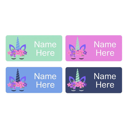 Unicorn Horn Rectangle Name Labels