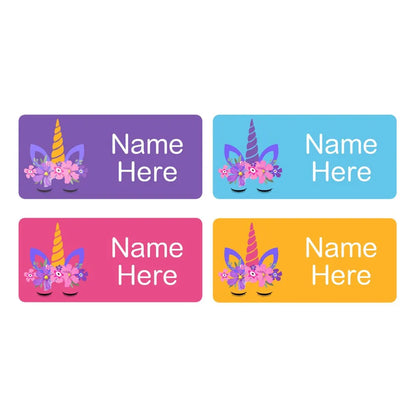 Unicorn Horn Rectangle Name Labels